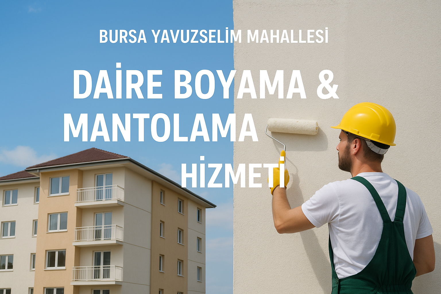 Bursa Yavuzselim Mahallesi Daire Boyama, Mantolama ve Tadilat Hizmetleri